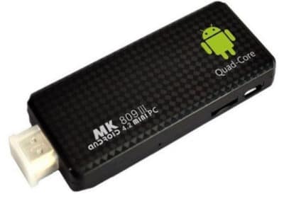 ميني بي سي تي في ستيك بنظام اندرويد 4.2، معالج MK809 III رباعي النواة بسرعة 1.8 جيجاهرتز